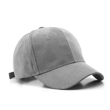 Beyzbol şapkası Erkek Kadın Ayarlanabilir Süet Katı Snapback Streetwear HipHop Spor Kapaklar Rahat Güneşlik şoför şapkası Retro Kemik
