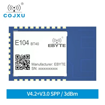Bluetooth Modülü Ble4.2 SPP3. 0 Seri Çift modlu ISM 2.4 GHz E104-BT40 AT komutu GPIO SMD Verici ve Alıcı