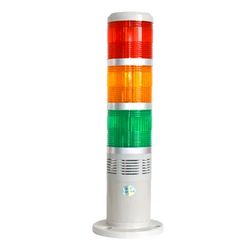 Buzzer ile Çap 50mm Çok Katmanlı Üç Renkli Kule Lambası TB50-3T-DJ