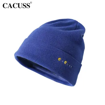 CACUSS erkek ve kadın Örme Tasarımcı Şapka Kış Kaput Sokak hip-hop şapka Yün Skullies Mektup Nakış Kasketleri kadınlar için