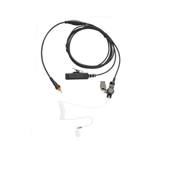 CLP1010 CLP1040 Kulaklık Motorola Walkie Talkie için 2 Yönlü Telsiz Akustik Tüp ile 2 Teller Kulaklık ve Mikrofon PTT