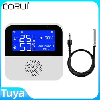 CORUI LCD Dijital Termometre Akvaryum Elektronik Hassas Balık Tankı Sıcaklık ölçme aracı Kapalı Sıcaklık Sensörü