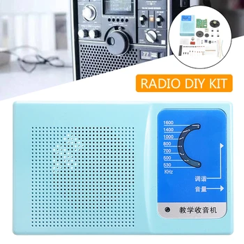 DIY Radyo Kiti Süperheterodin Radyo Alıcısı Kurulu Transistör SCH İle Hoparlör DİY Elektronik Radyo Otomasyon Kiti