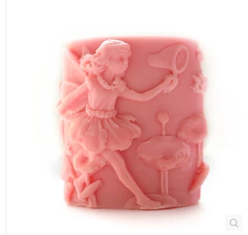 DIY Satmak sıcak Kız atış Yusufçuk Serisi silikon sabun kalıp Kek dekorasyon kalıp El Yapımı sabun kalıp