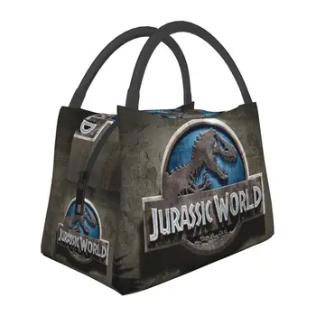 Dinozor Dünya Jurassic Park Yalıtımlı yemek taşıma çantası Kadınlar için Antik Hayvan Soğutucu Termal Gıda yemek kabı İş Seyahat