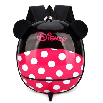 Disney Yeni çocuk okul çantası Anaokulu Erkek Bebek Yumurta Kabuğu Minnie Sırt Çantası Karikatür Mickey Mouse Sevimli Küçük Kız Sırt Çantası