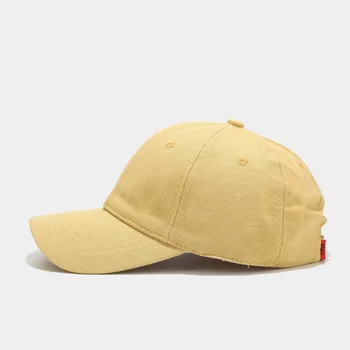 Dört Sezon Şapka Unisex Rahat beyzbol şapkası Erkekler Moda Düz Renk Snapback Kadın Yaz Spor güneş şapkası Yetişkin Çift Doruğa Kap