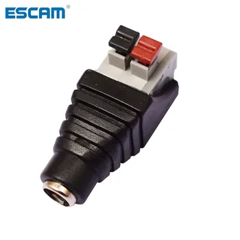 ESCAM 2.1 * 5.5 mm DC Dişi Güç jak soketi adaptör fiş Konnektör güvenlik kamerası