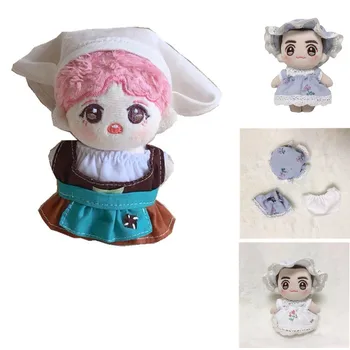 El yapımı 10cm oyuncak bebek giysileri normal vücut peri masalı prenses elbise 10cm Kore popüler peluş oyuncak bebek giysileri aksesuarları