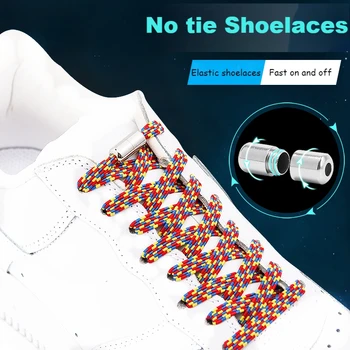 Elastik Danteller Sneakers Ayakabı bağları olmadan Çocuklar Yetişkin Hiçbir Kravat Ayakkabı bağcıkları Ayakkabı Hızlı Düz Ayakkabı Bağı lastik bantlar Shoestring