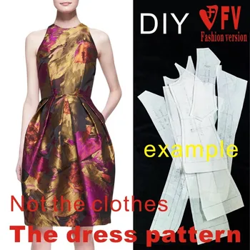 Elbiseler Dikiş Desen Şablonu Kesme çizim Giyim DIY ((Değil satış giysi)) BLQ-142