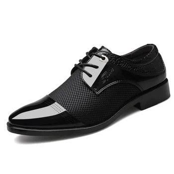 Erkek ayakkabıları Yaz 2022 Yeni deri ayakkabı erkek İş Elbise Ayakkabı gündelik erkek ayakkabısı Çok Yönlü Düğün Ayakkabı