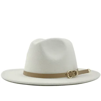 Erkek kadın Şapka Kadın Erkek Fedora Şapka Kadın Erkek Fedoras Bayanlar Keçe Şapka Kadın Erkek Panama Kap Moda Caz Üst Kapaklar