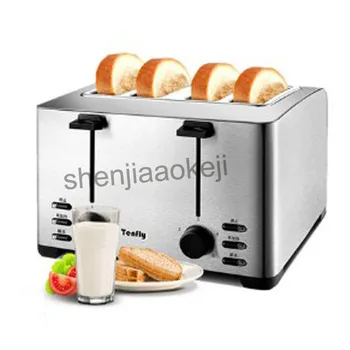 Ev paslanmaz çelik tost makinesi 4 dilim tost kahvaltı makinesi ve ticari tost makinesi THT-3012B 1 adet