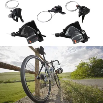 F2TC Bisiklet Hız Kolu Büküm Shifter, Bisiklet Döngüsü Dişli Kavrama Vites Hız Vites Haddeleme Kolu Ters Sopa Büküm Kavrama Cihazı