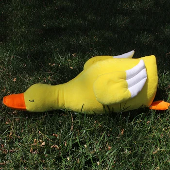 Fancytrader Büyük 60 cm Sarı Ördek peluş oyuncak Yumuşak Doldurulmuş Hayvanlar Ördek Çocuk Bebek Hediyeler Süslemeleri için