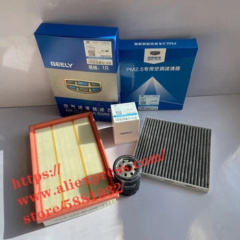 Filtre seti Geely EC8 GX7 / Emgrand X7 Hava Filtresi ve yağ filtresi ve Kabin Filtresi