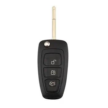 Ford Focus Mondeo için ID60 Çip ile 434MHz Otomobil Araç 3 Düğmeli Uzaktan Anahtar Fob