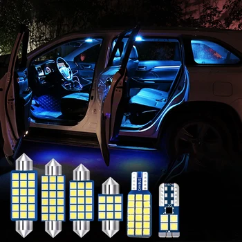 Ford Kuga için 2 Escape 2012-2017 2019 Hata Ücretsiz 12v araba LED Ampuller İç Okuma lambaları gövde plaka ışıkları aksesuarları