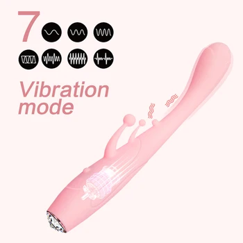 G Noktası Tavşan Vibratörler Erotik Yapay Penis Vibratör Güçlü Motor Vajina Klitoral Stimülatörü Masaj Yetişkin Seks Oyuncakları Kadınlar için