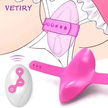 Giyilebilir Vibratörler Görünmez Külot Vibratör Uzaktan Kumanda Seks Oyuncakları Kadınlar için Kadın Orgazm Masturbator Klitoris Stimülatörü
