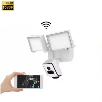 HD 1080P IP Wifi Gece Görüş Hareket Algılama Akıllı Ev Kablosuz Projektör Kamera Açık Güvenlik İki yönlü Ses Kamera