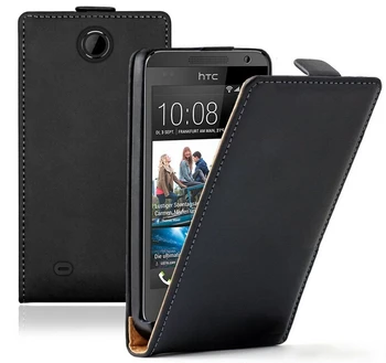 HTC Desire 300 için orijinal Kapak Kılıf Kapak Cüzdan Kılıfı