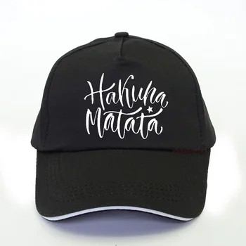 Hakuna Matata kalp Baskı Kadın beyzbol şapkası %100 % Pamuk Rahat Komik Snapback şapka erkekler Için Marka hip-hop kamyon şoförü şapkası
