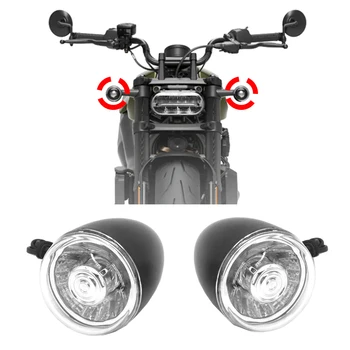Harley için RH1250s Sportster S 1250 RH975 Nightster 975 2022 2021 Ön Ve Arka Dönüş Sinyalleri Göstergeler LED ışıkları
