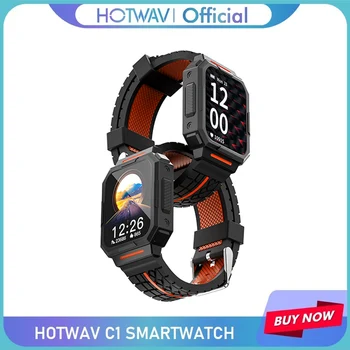 Hotwav C1 1.69 Erkek İzle İnç Bluetooth 5.0 230mAh IP67 Uyku İzlemek nabız İzci Akıllı Bilezik 2021 Yeni Smartwatch 