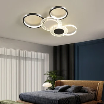 Iskandinav yaratıcı oturma odası LED lamba yatak odası tavan lambası villa iç mekan aydınlatması lamba restoran lamba otel misafir odası lambası