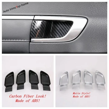 Iç Kapı Çekme Kapı Tokmağı Kolu El kase kapağı Trim Hyundai Sonata İçin DN8 2020-2023 Mat / Karbon Fiber Bak