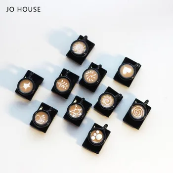 JO EV Mini Latte Kahve Fincanı Kaşık Modeli Dollhouse Minyatür Modeli Dollhouse Aksesuarları