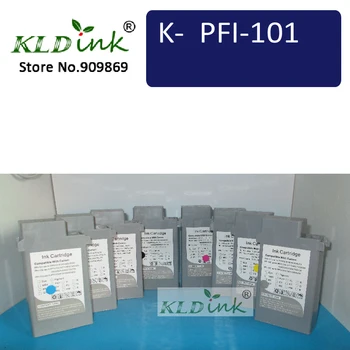 KLDINK Uyumlu Mürekkep Kartuşu Değiştirme PFI-101 (130 ml, 8-pack) imagePROGRAF iPF5000, iPF6000S yazıcılar