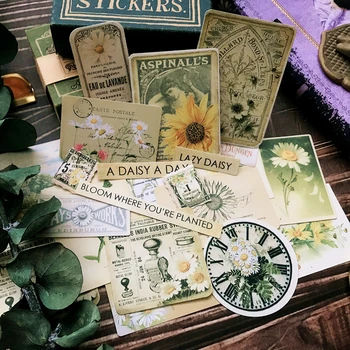 KLJUYP Scrapbooking için 23 adet Çiçek Bitki Kağıt Çıkartmalar Mutlu Planlayıcısı/Kart Yapımı / Günlüklerinde Projesi