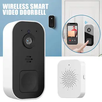 Kablosuz WiFi Video Kapı Zili Ev Interkom kapı zili Telefonu Kamera Kayıt Oynatma Izleme Güvenlik Sistemi
