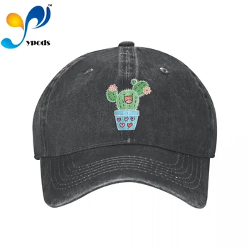 Kaktüs Kadın Erkek pamuklu beyzbol şapkası Unisex Rahat Kapaklar Açık kamyon Şoförü Snapback şapka
