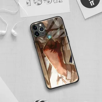 Kalplerinizi Titan anime Yumuşak TPU Cam Telefon Kılıfı için iPhone SE 6s 7 8 Artı X Xr Xs 11 12 Mini Pro Max Samsung