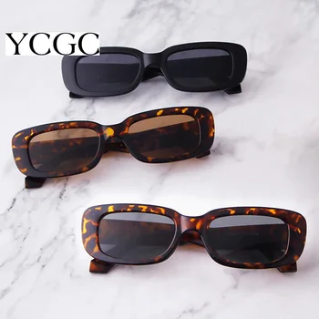 Kedi Gözü Güneş Gözlüğü Kadın Erkek 2020 Moda Marka Tasarımcısı Dikdörtgen güneş gözlüğü Bayanlar Vintage Şeker renk Gözlük Tonları