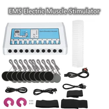 Kilo Kaybı EMS Elektrikli Vücut Fitness Ekipmanları Kas Atimulator Elektrostimülasyon Makinesi Rus Dalgalar Vücut Masajı