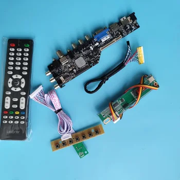 Kiti N150P3 1400x1050 sürücü dijital panel uzaktan HDMI uyumlu denetleyici kurulu DVB-T DVB-T2 Ekran LED USB VGA AV TV