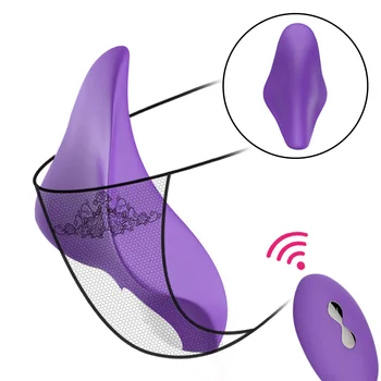 Külot Vibratör Çift Yetişkin Seks Oyuncak Kablosuz Uzaktan Taşınabilir Klitoral Teşvik Görünmez Titreşimli Yumurta Seks Oyuncak Kadınlar için