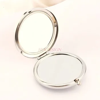 Küçük Ayna Küçük Hediye Kristal Makyaj Küçük Ayna Katlanır Çift taraflı Taşınabilir Satış