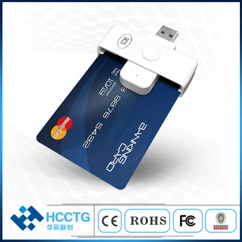 Küçük EMV Çip Kontak Tipi a USB Taşınabilir ISO 7816 Akıllı IC Kart Okuyucu (ACR39U-N1)