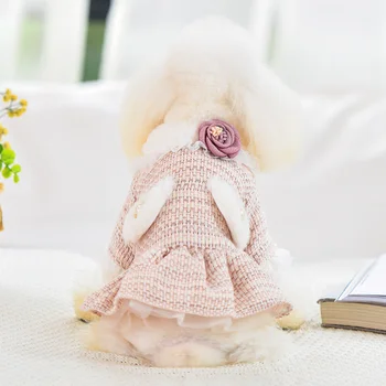 Kış Pet Giyim Köpek Elbise Prenses Kostüm Küçük Köpek Kostüm Köpek Giyim Yorkshire Pomeranian Kaniş Schnauzer Giyim