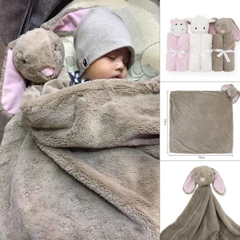 Kış bebek battaniyesi Sevimli Hayvan Pazen Çocuk Yatıştırıcı Uyku Tulumu Çocuk Gevşek banyo havlusu Bebek Uyku Sıcak Bebekler Pijama