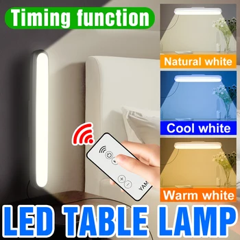 LED masa lambası Asılı Manyetik Masa Lambası USB Çalışma Okuma Lambası Yatak Odası Dolap bilgisayar dolabı Başucu LED Gece Lambası