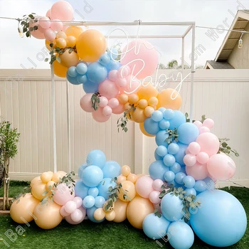 Lateks Balon Düğün Çocuk Doğum Günü Partisi Garland Bebek Duş Cinsiyet Reveal Doğum Günü Aile Karşılama Töreni Teklif Dekor