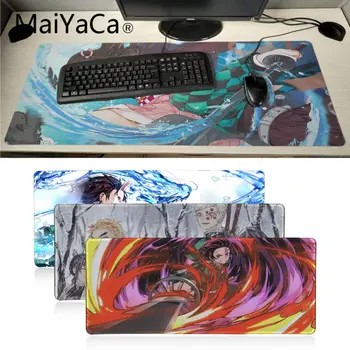 MaiYaCa iblis avcısı Kimetsu hiçbir Yaiba anime Dayanıklı Kauçuk Fare Mat Pad oyun mouse pad xl Klavye Dizüstü dizüstü bilgisayar masa pedi