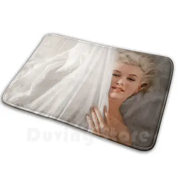 Marilyn Monroe Yatak 1950 s Simgesi Eski Hollywood Vintage Retro Celeb Halı Paspas Halı Yastık Yumuşak Kaymaz Kawaii Vsco